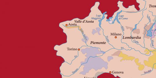 MOVI Weinregion Piemont Karte